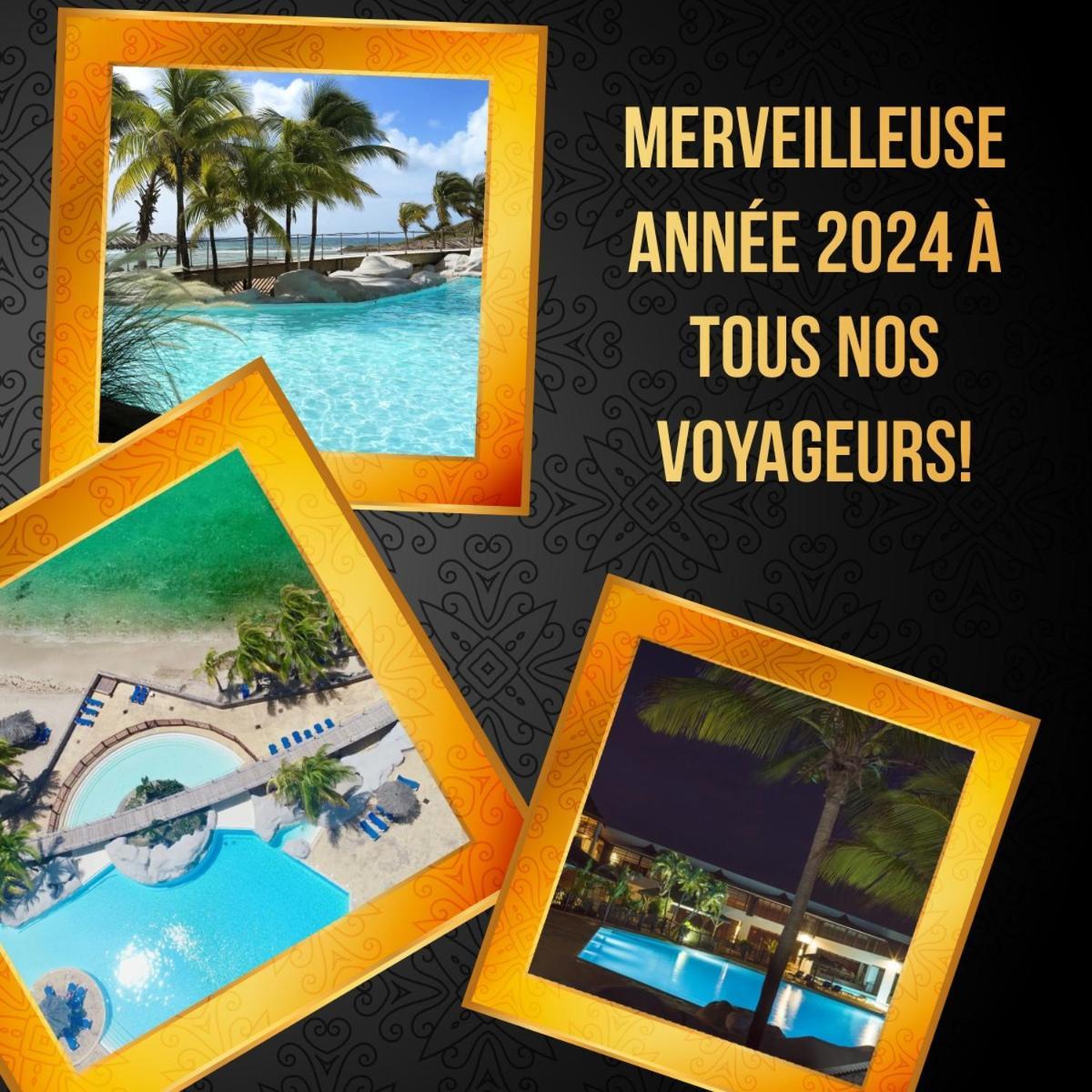 Tres Bel Appartement Avec Vue Mer, Acces Direct A La Plage Et Piscine Surveillee Saint-Francois  Exterior foto